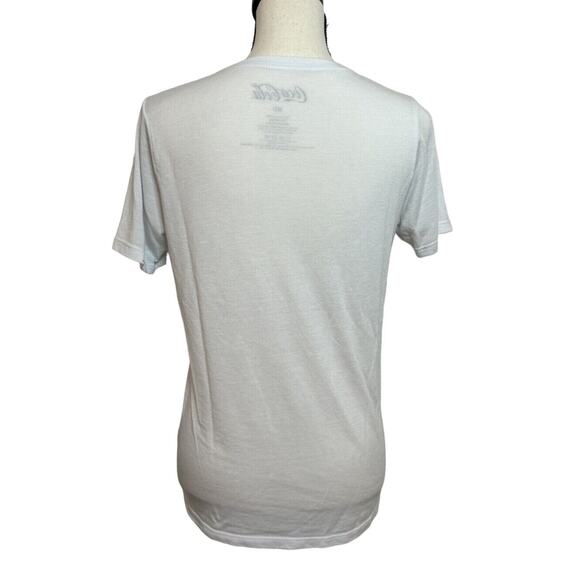 Coca Cola Women’s M Graphic T-Shirt White Short Sleeve Checkered - Picture 3 of 4